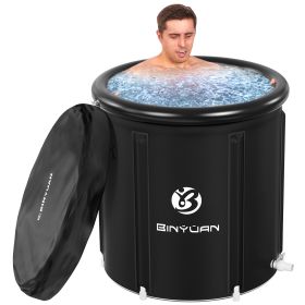 XL Large Ice Bath Tub for Athletes With Cover 106 Gallons Cold Plunge Tub for Recovery, Portable Ice Bath Plunge Pool Suitable for Family Gardens, Gym