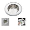 Kitchen Sink Strainer - Kitchen Sink Drain Strainer Stainless Steel, Large Wide Rim 4.45" Diameter