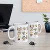 Puurfect Combo Cat and Plants Coffee Tea Mug