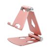 Aluminum Alloy Double Folding Mobile Phone Bracket Portable Mobile Phone Desktop Aluminum Alloy Stand for Live Streaming