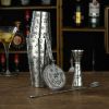 Stainless Steel 5 Piece Cocktail Set with Tattoo Patterns